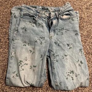 Wild Fable Light Blue Floral Jeans